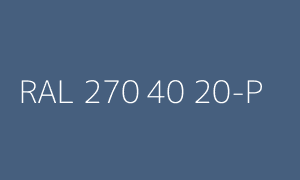Kleur RAL 270 40 20-P