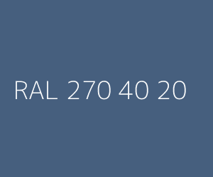 Kleur RAL 270 40 20 