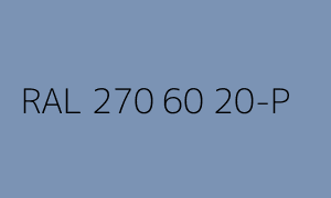 Kleur RAL 270 60 20-P