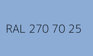 Kleur RAL 270 70 25