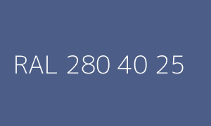 Kleur RAL 280 40 25