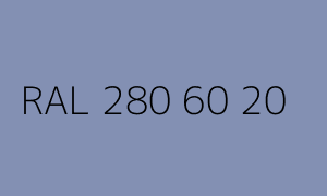 Kleur RAL 280 60 20