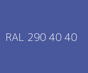 Kleur RAL 290 40 40 