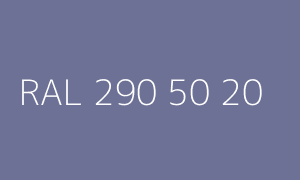 Kleur RAL 290 50 20