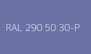 Kleur RAL 290 50 30-P