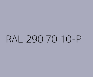 Kleur RAL 290 70 10-P 