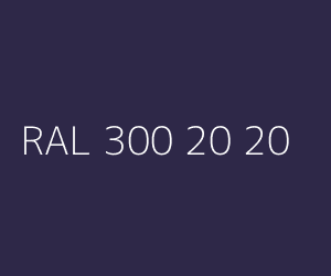 Kleur RAL 300 20 20 