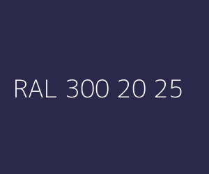 Kleur RAL 300 20 25 