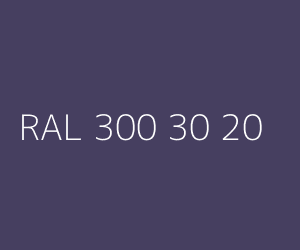 Kleur RAL 300 30 20 