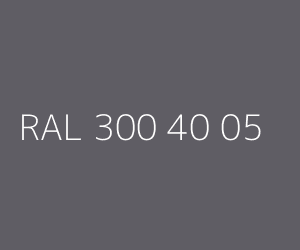 Kleur RAL 300 40 05 