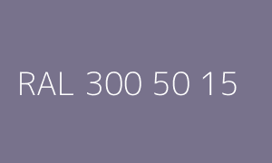Kleur RAL 300 50 15