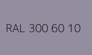 Kleur RAL 300 60 10
