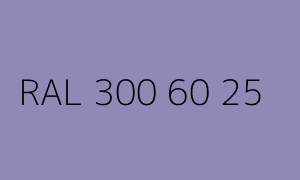 Kleur RAL 300 60 25