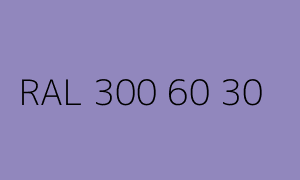 Kleur RAL 300 60 30