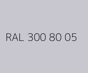 Kleur RAL 300 80 05 