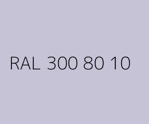 Kleur RAL 300 80 10 