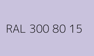 Kleur RAL 300 80 15