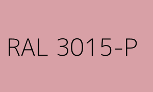 Kleur RAL 3015-P