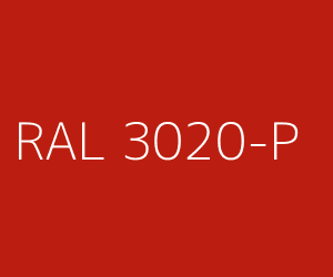 Kleur RAL 3020-P VERKEERSROOD