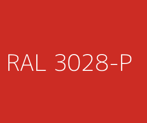 Kleur RAL 3028-P ZUIVER ROOD