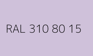Kleur RAL 310 80 15
