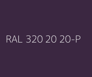 Kleur RAL 320 20 20-P 