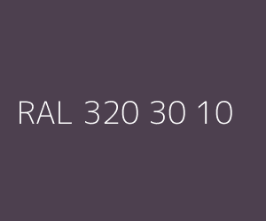 Kleur RAL 320 30 10 