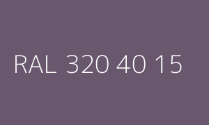 Kleur RAL 320 40 15
