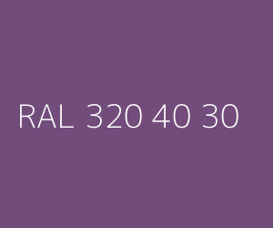 Kleur RAL 320 40 30 