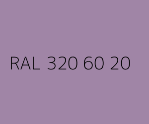 Kleur RAL 320 60 20 