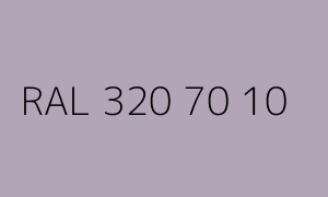 Kleur RAL 320 70 10