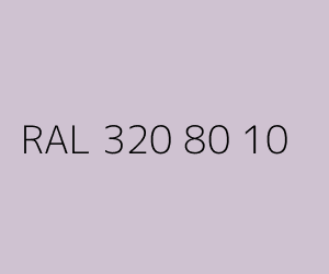 Kleur RAL 320 80 10 