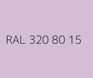 Kleur RAL 320 80 15 