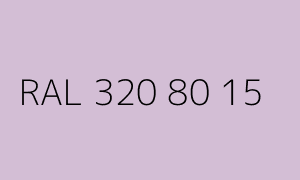 Kleur RAL 320 80 15