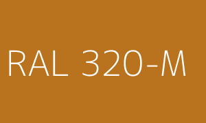 Kleur RAL 320-M