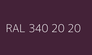 Kleur RAL 340 20 20