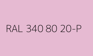 Kleur RAL 340 80 20-P
