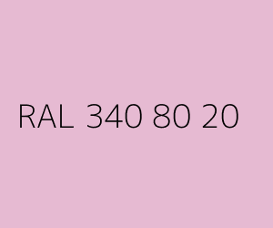Kleur RAL 340 80 20 