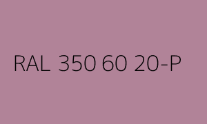 Kleur RAL 350 60 20-P