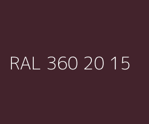 Kleur RAL 360 20 15 