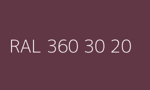 Kleur RAL 360 30 20