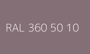 Kleur RAL 360 50 10