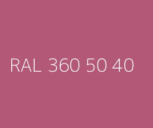 Kleur RAL 360 50 40 