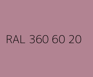 Kleur RAL 360 60 20 