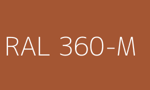 Kleur RAL 360-M