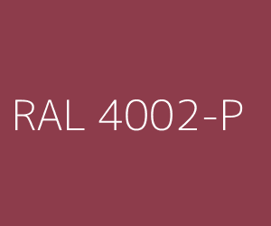 Kleur RAL 4002-P ROODPAARS