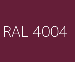 Kleur RAL 4004 BORDEUAXPAARS