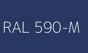 Kleur RAL 590-M