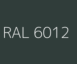 Kleur RAL 6012 ZWARTGROEN