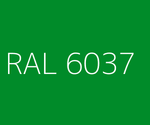Kleur RAL 6037 ZUIVER GROEN